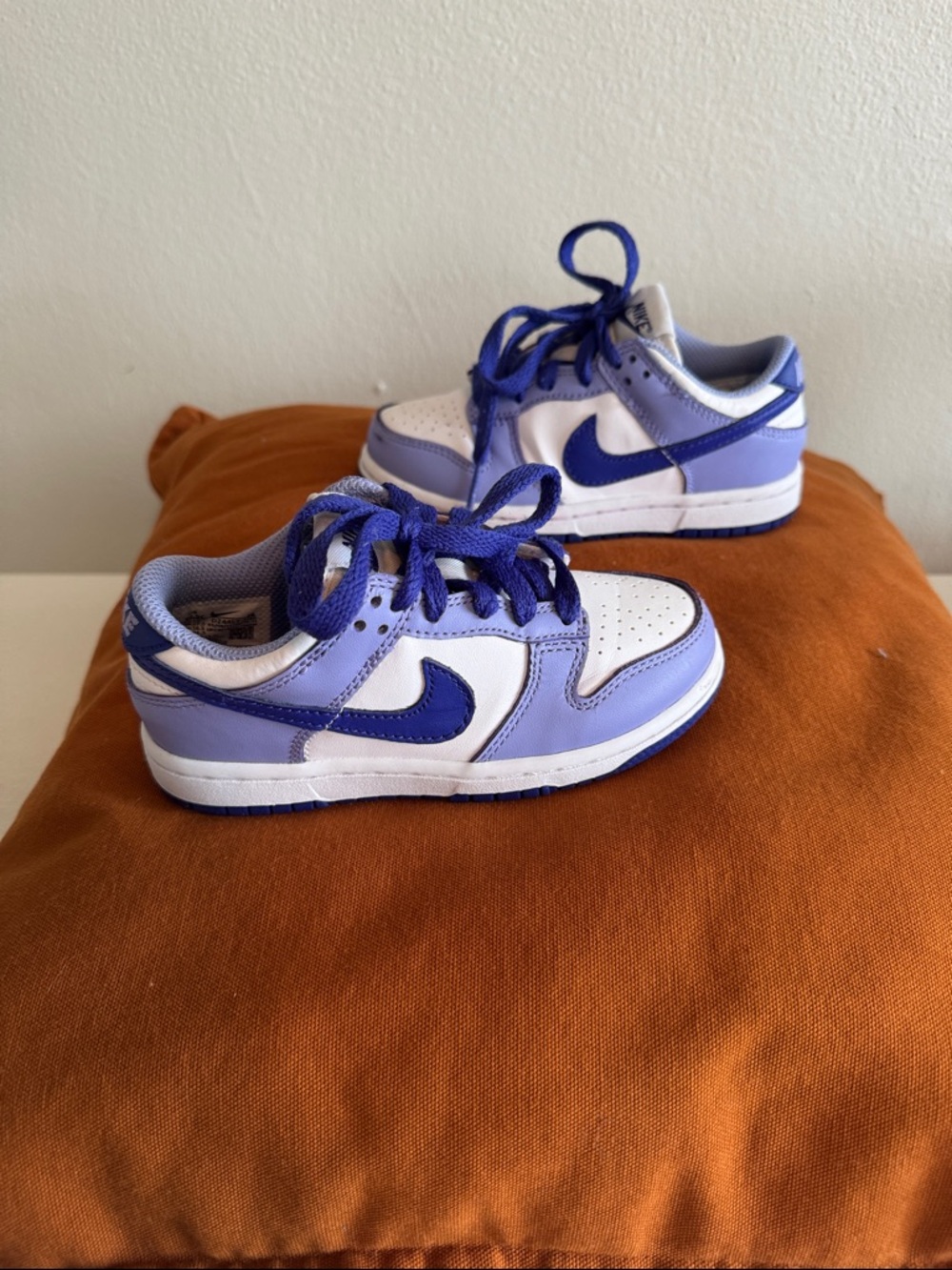 Nike Dunk Low Blueberry Sneakers DZ4457-100 Sz 10.5C Preschool - Picture 3 of 8
